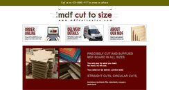 Desktop Screenshot of mdfcuttosize.com